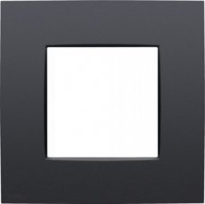 Afdekplaat enkelvoudig anthracite Niko 133-76100