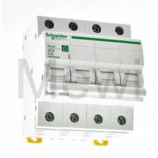 Automatische zekering Schneider 3P+N 25A 3kA C-curve