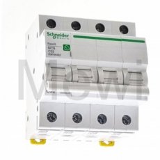 Automatische zekering Schneider 3P+N 32A 3kA C-curve