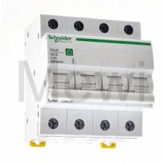 Automatische zekering Schneider 3P+N 40A 3kA C-curve